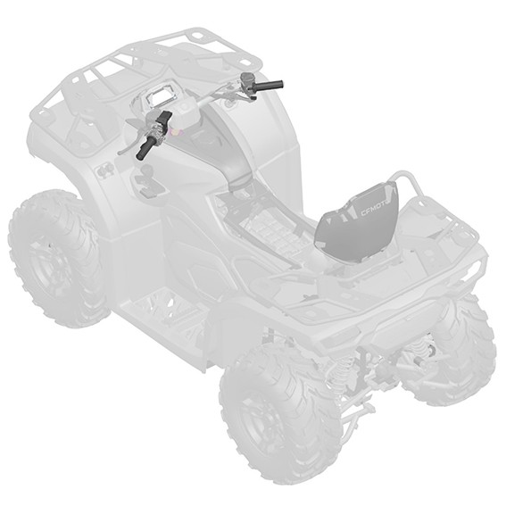 Bucură-te de confort și performanță chiar și în cele mai reci condiții cu aceste mânere încălzite pentru ATV CFMOTO 450/520
